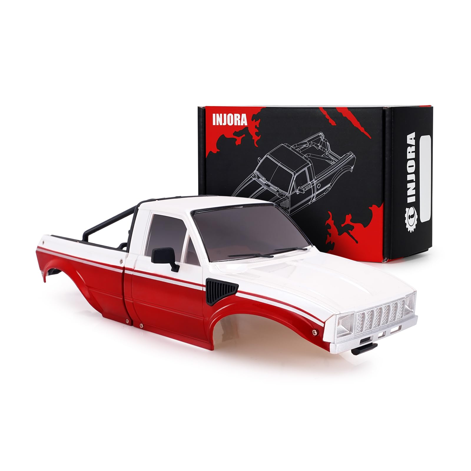 Amazon.com: INJORA IR60 Pickup Hard Body Shell for TRX4M Defender